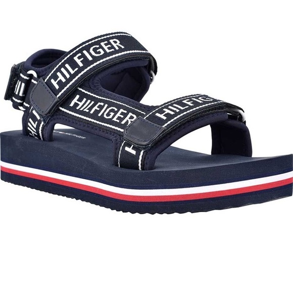 Tommy Hilfiger Shoes - Tommy Hilfiger Nurii Velcro platform sandals, size 8
